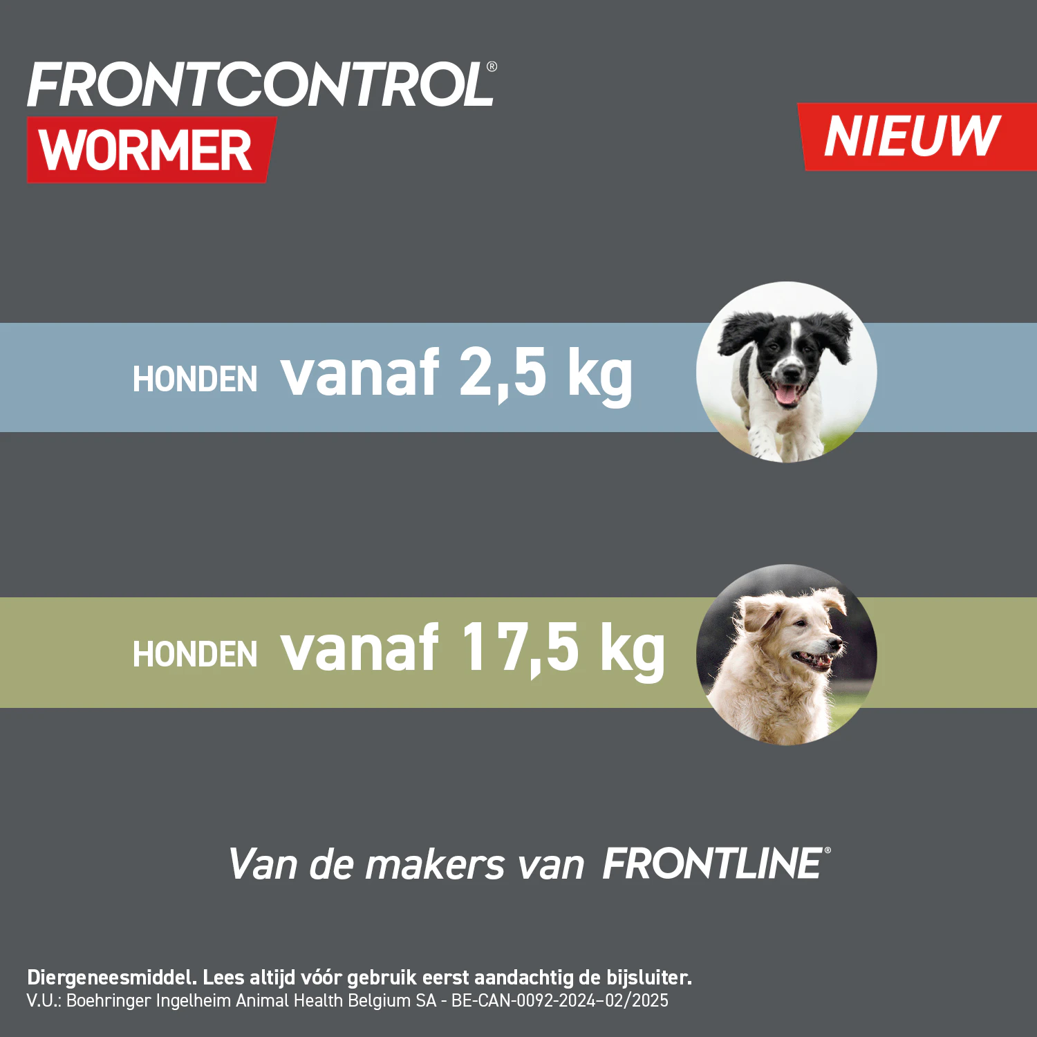 Frontcontrol Wormer Hond