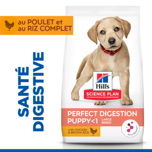 Hill's Science Plan Puppy Perfect Digestion Large Aliment pour chien