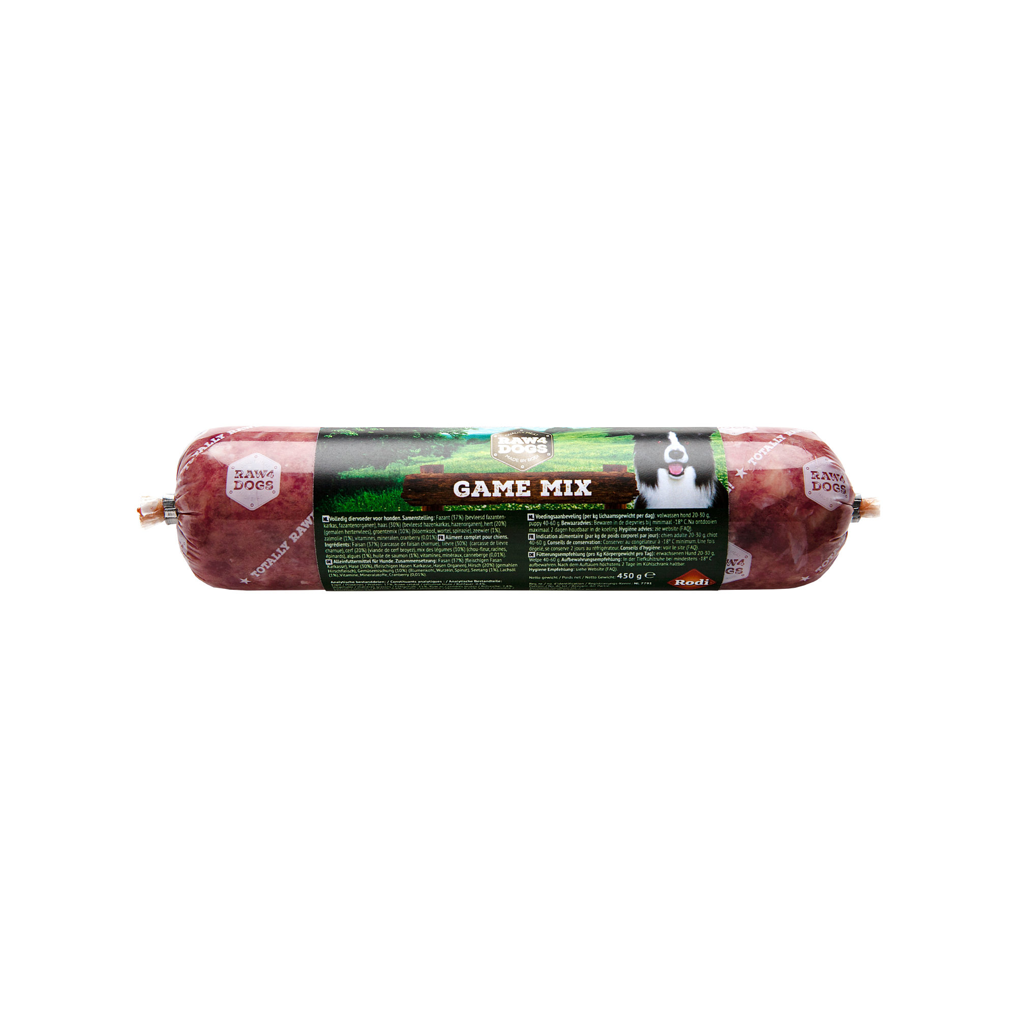 Raw4Dogs Mix Hundefutter - Wurst - Game