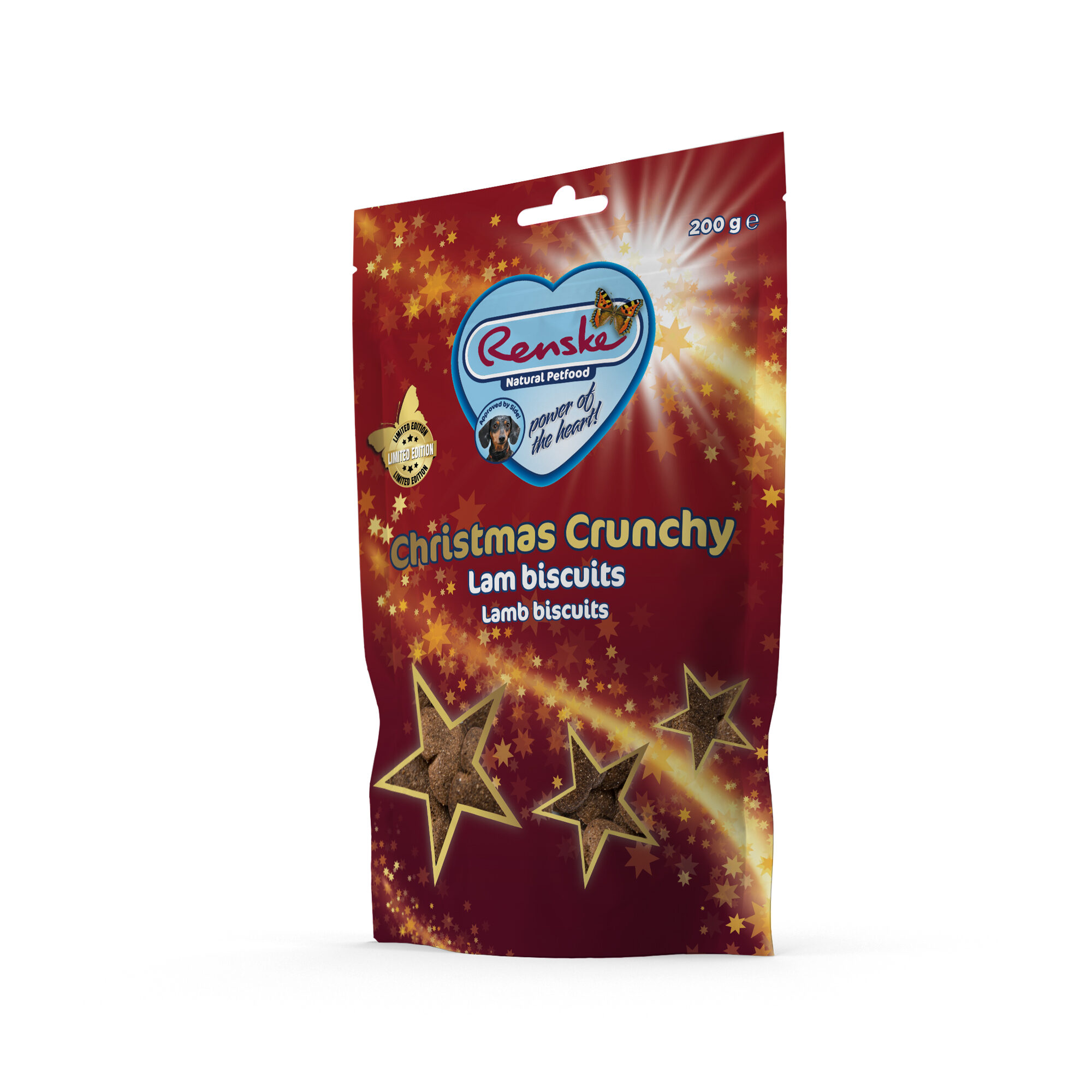 Renske Christmas Crunchy Biscuits - 3 x 200 g