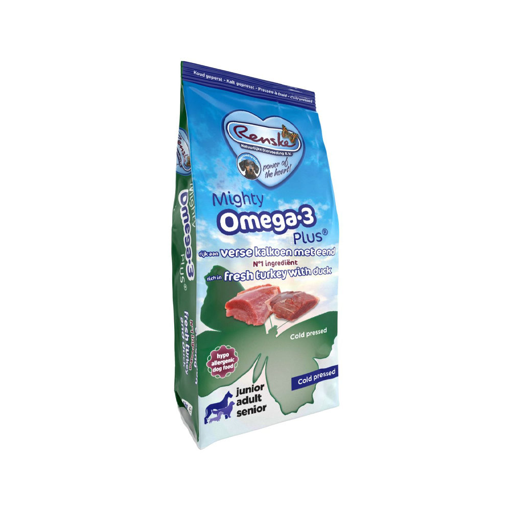 Renske Mighty Omega 3 Plus Cold Pressed - Pute & Ente - 6, 5 Kg