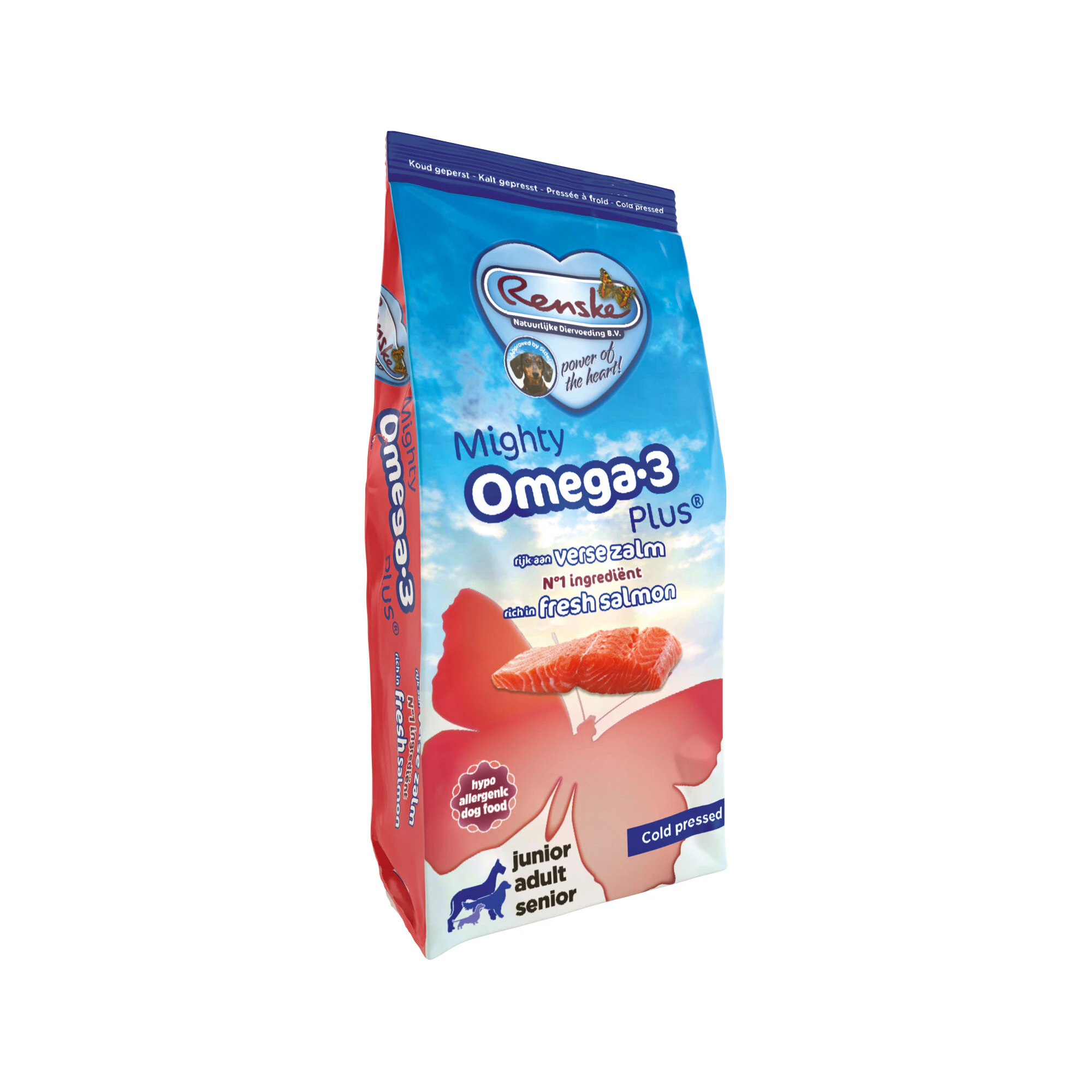Renske Mighty Omega 3 Plus Cold Pressed - Fresh salmon - 6,5kg