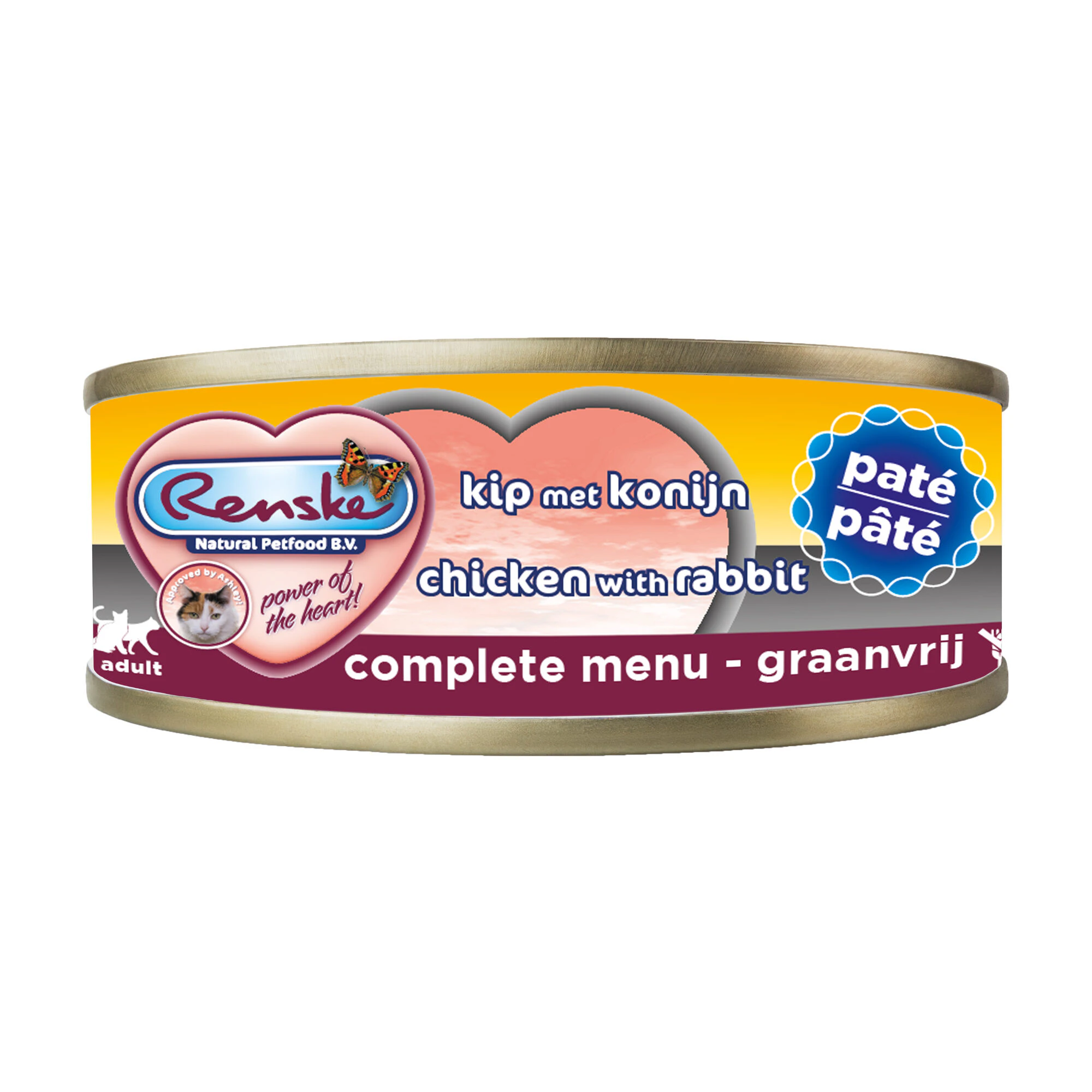 Renske Paté Cibo umido - Gatto - Pollo con Coniglio