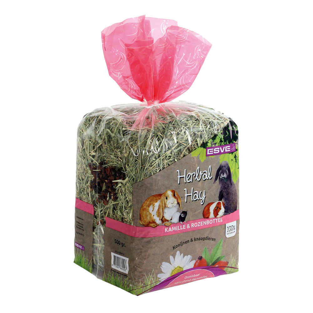 Esve Herbal Hay - Camomilla & rosa canina - 500 g