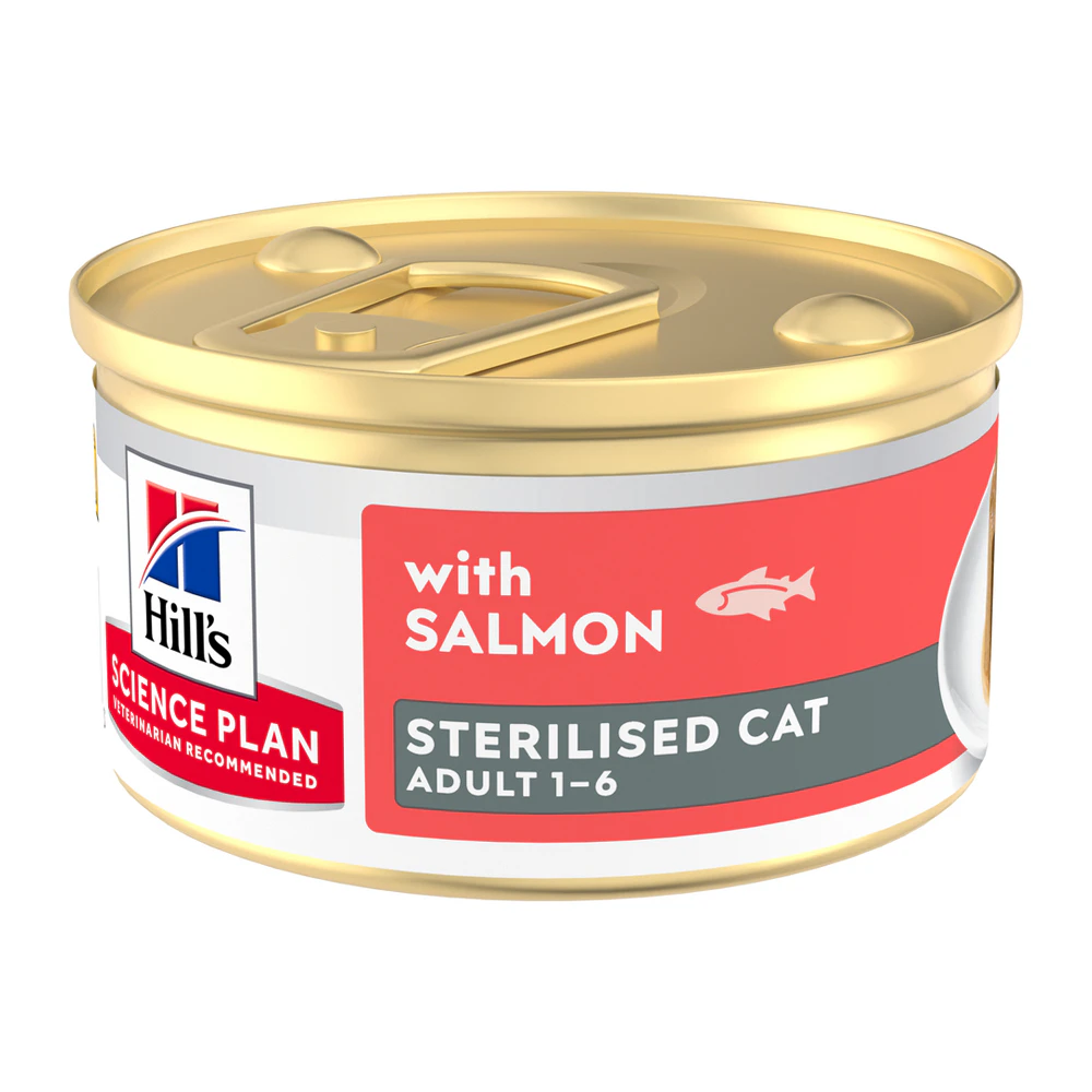 Hill's Science Plan Feline Sterilised Adult Premium Mousse - Saumon