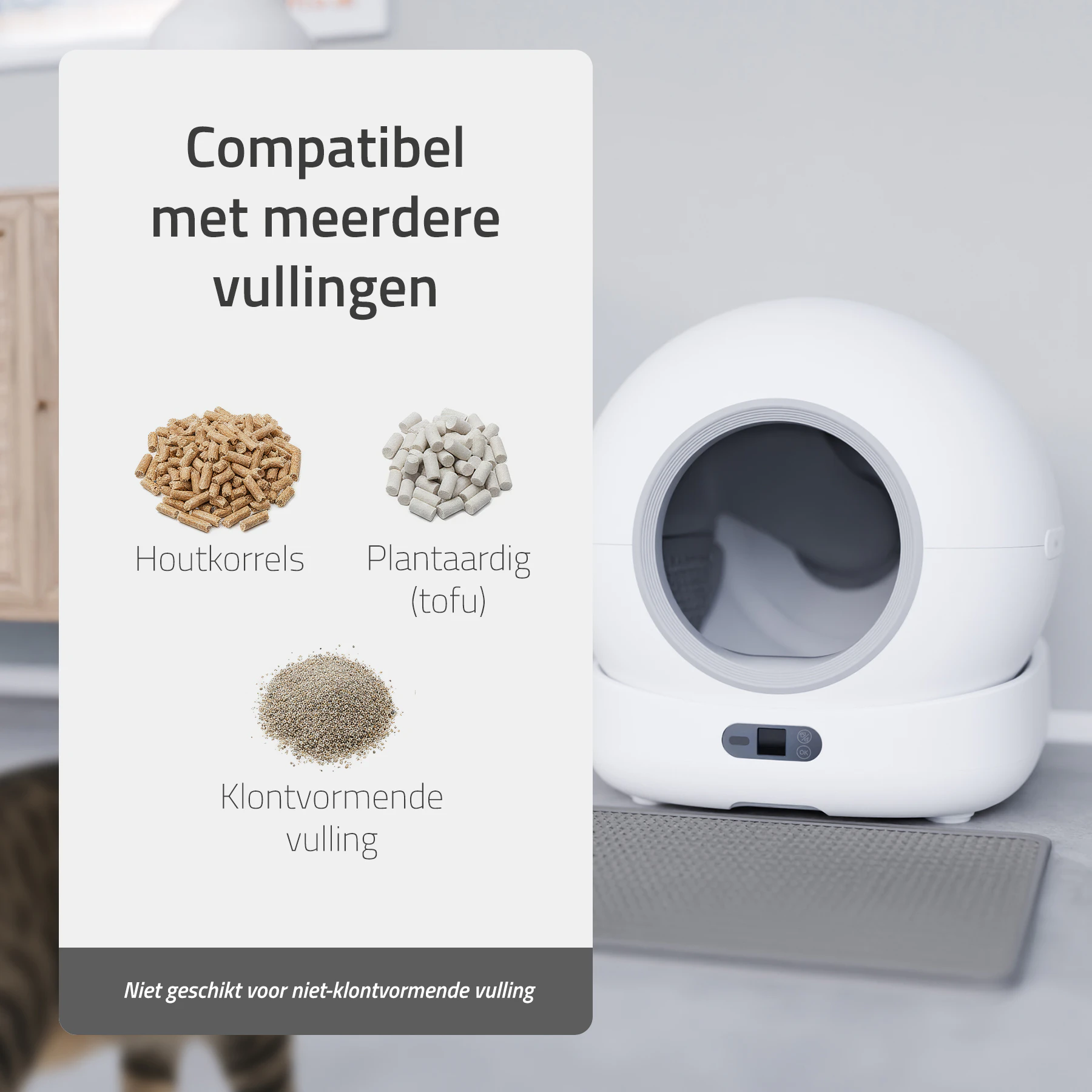 Hombli Smart Kattenbak met Camera