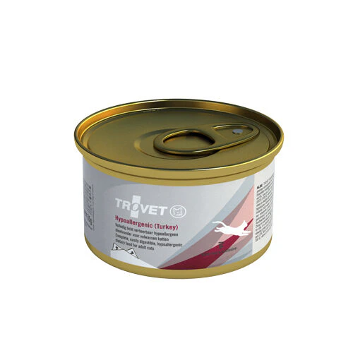 TROVET Hypoallergenic TRD Katzenfutter - Dosen - Pute - 12 x 200 g