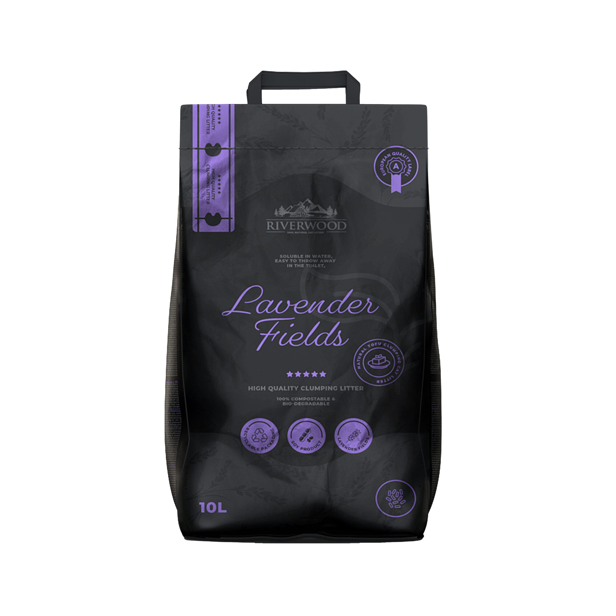 Riverwood Tofu Katzenstreu - Lavendel