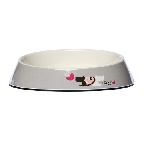 Rogz Bowlz Fishcake Grey Heart Tails - Gamme pour Chat