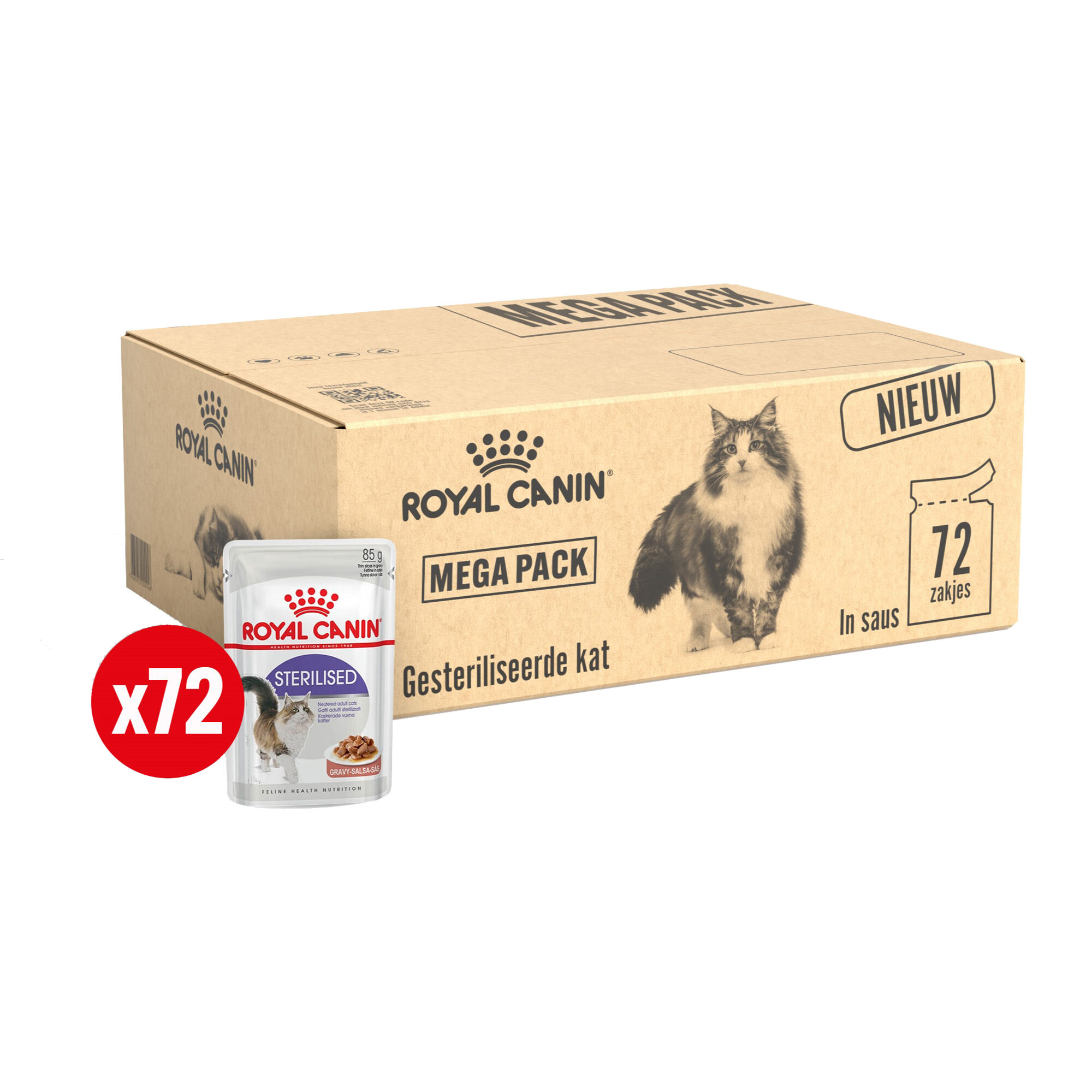 Royal Canin Sterilised in Gravy - Megapakke