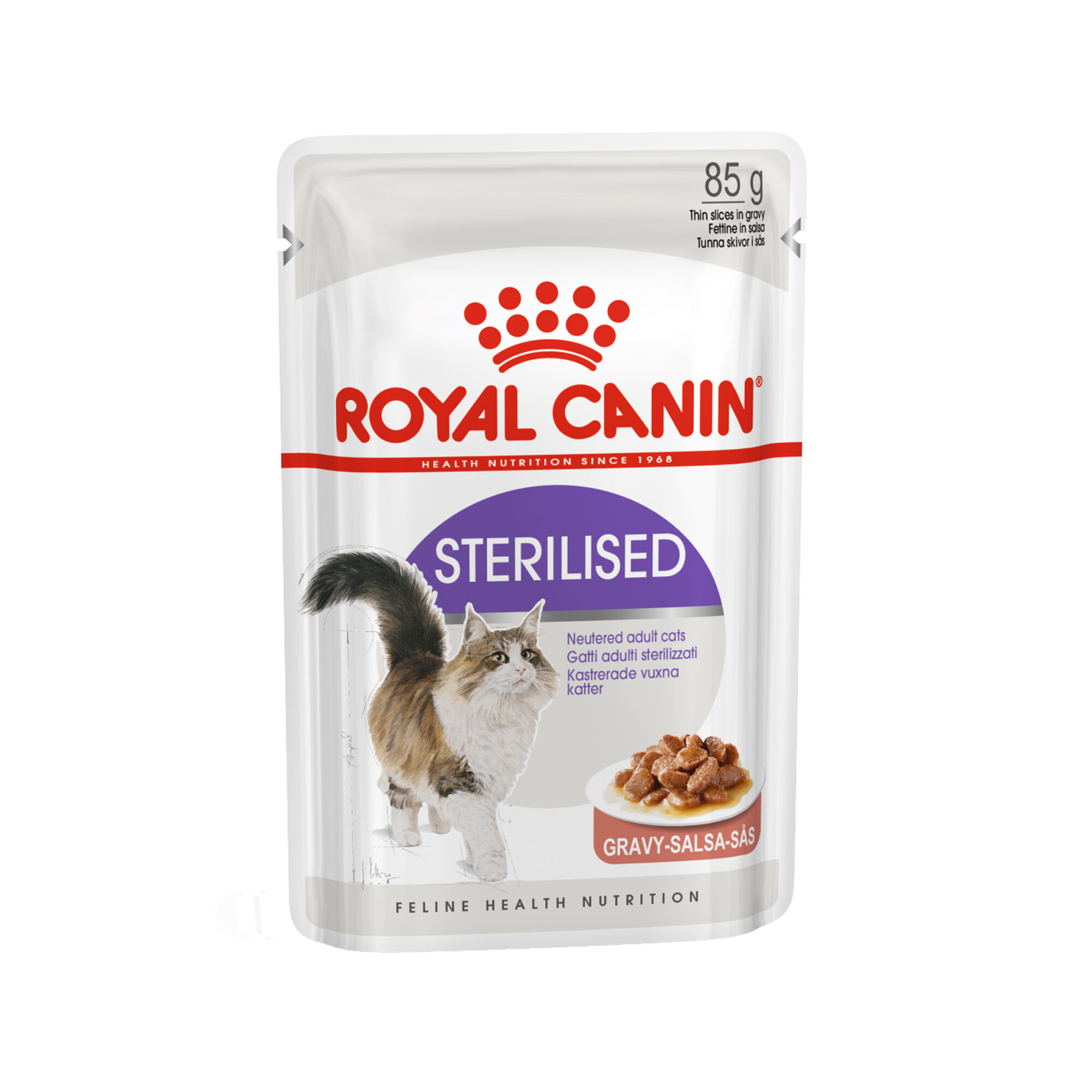 Royal Canin Sterilised in Gravy - Megapakke - 72 x 85 gram