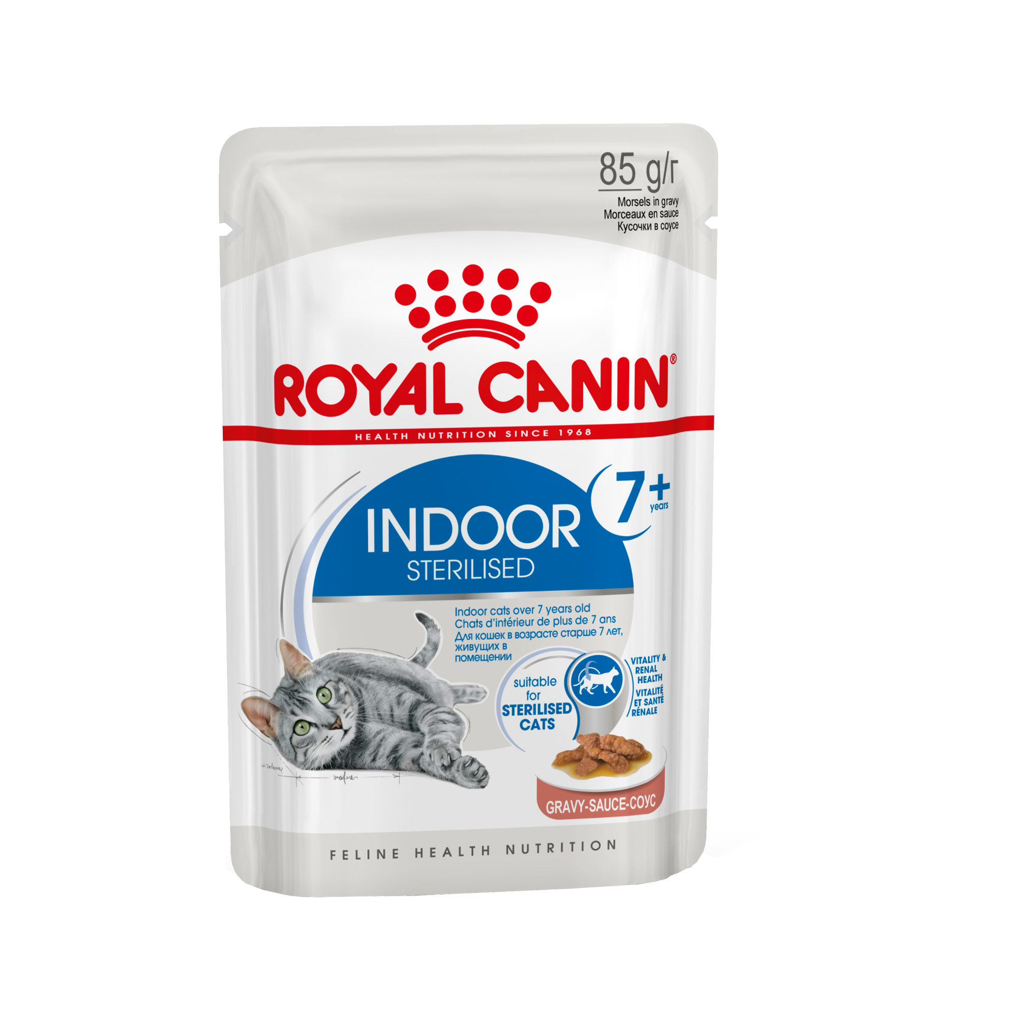 Royal Canin Sterilised Indoor 7+ in Gravy - Vådfoder