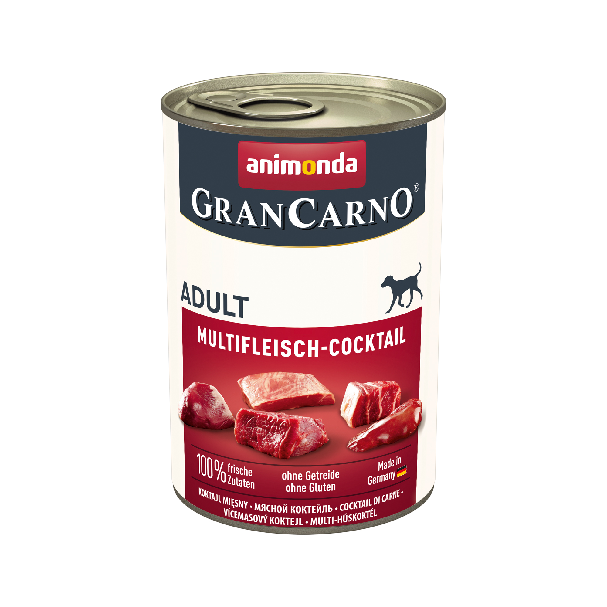 Animonda GranCarno Original Adult Hundefutter - Dosen - Multifleischcocktail - 6 x 400 g