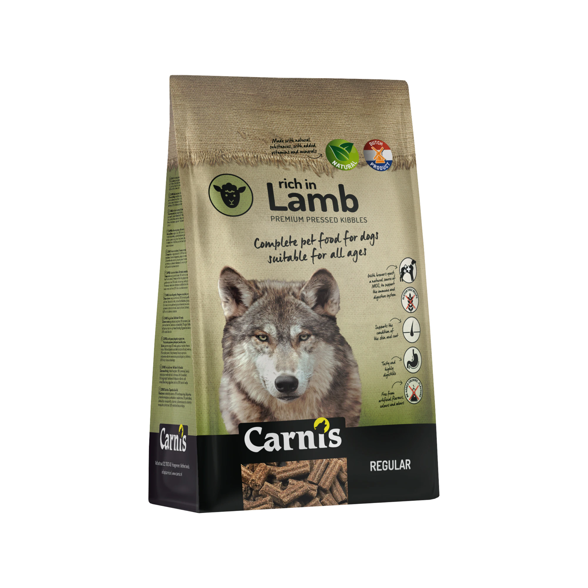 Carnis All Ages Regular - Jagnięcina - Karma dla psów