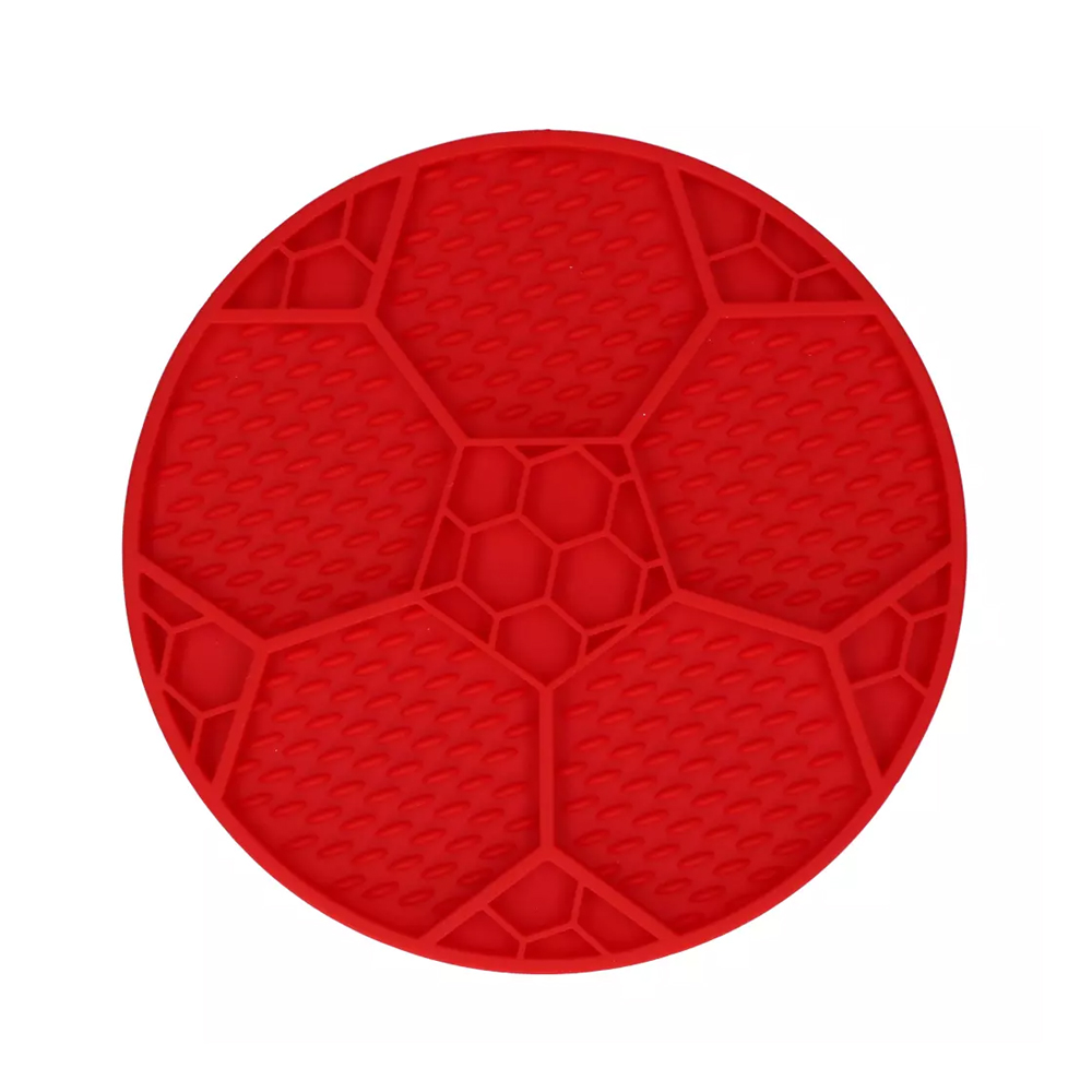 Eat Slow Live Longer Leckmatte Fußball