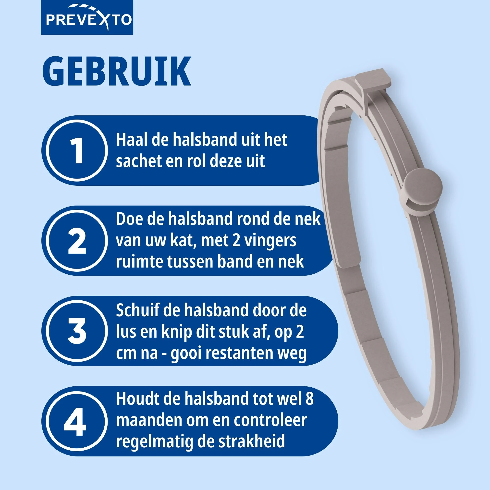 Virbac PreveXto Halsband Kat