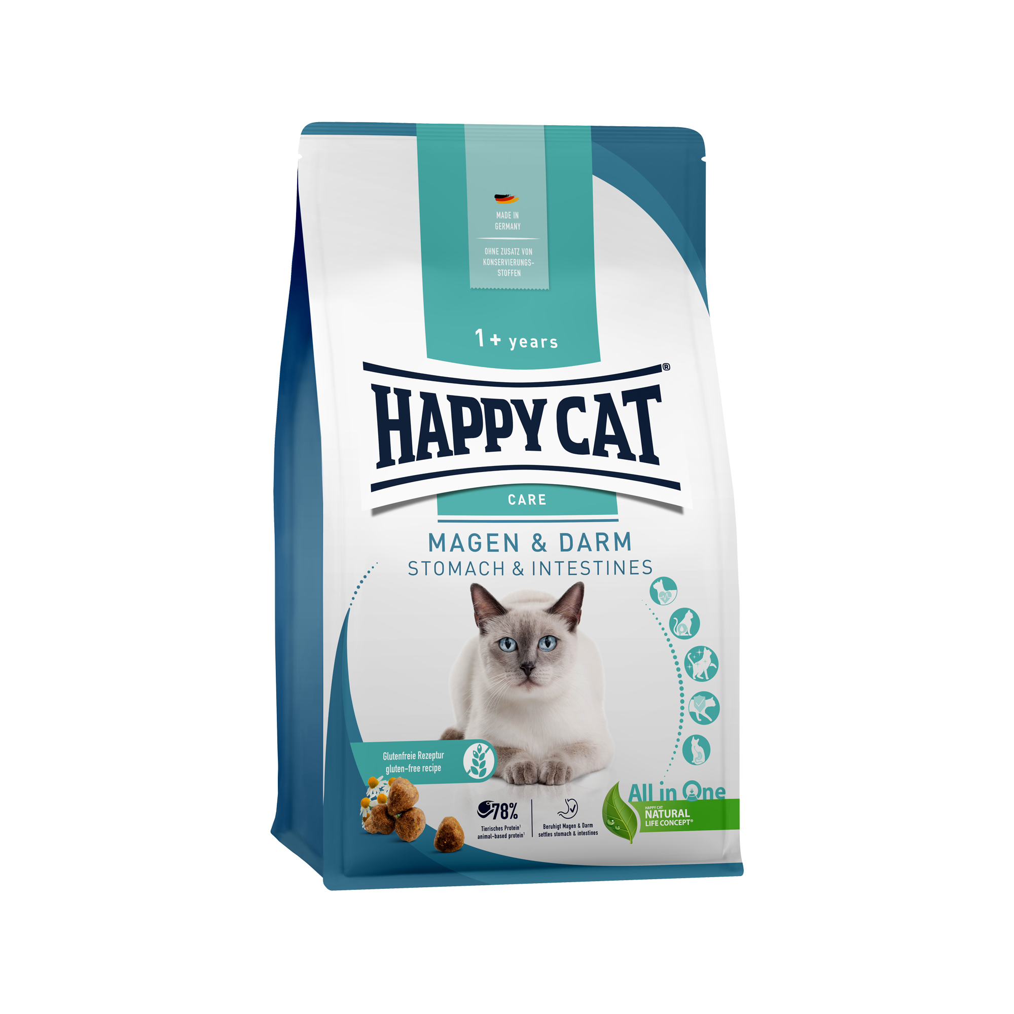 Happy Cat Sensitive Maag & Darmen Kattenvoer - 4 kg