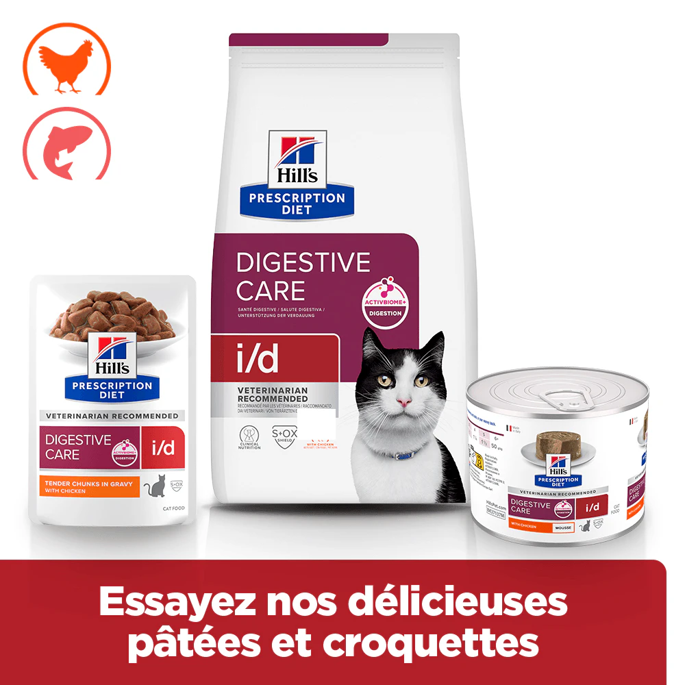 Hill's i/d Digestive Care - Prescription Diet - Feline - Boîte
