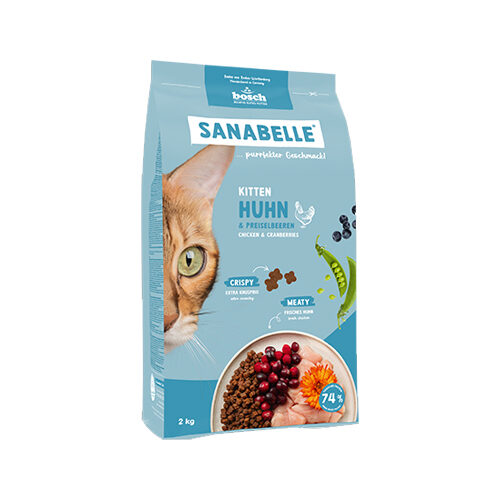 Sanabelle Kitten met kip en cranberries kattenvoer