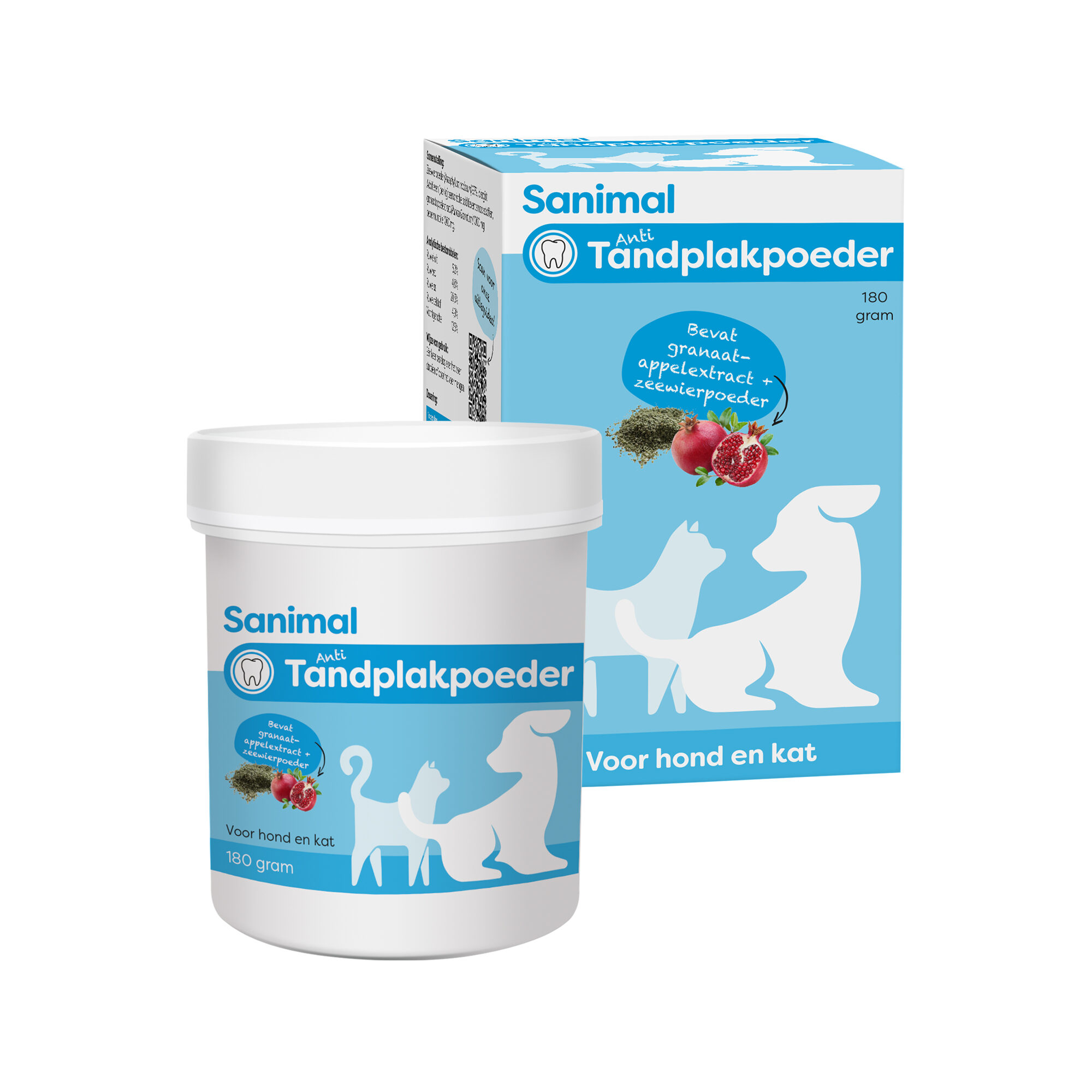 Sanimal Anti-Tandplakpoeder - 180 g