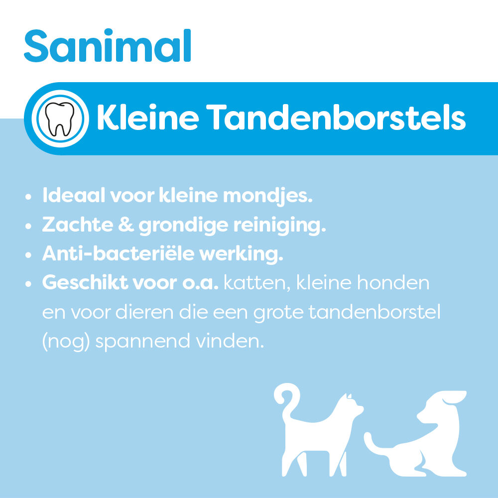 Sanimal Kleine Tandenborstels