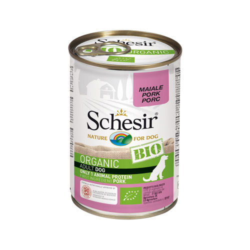 Schesir BIO Dog Adult - Pork - Tins