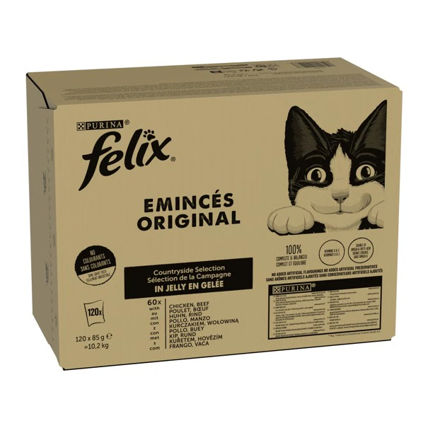 Felix Original Countryside Selection in Jelly - 120 x 85 g