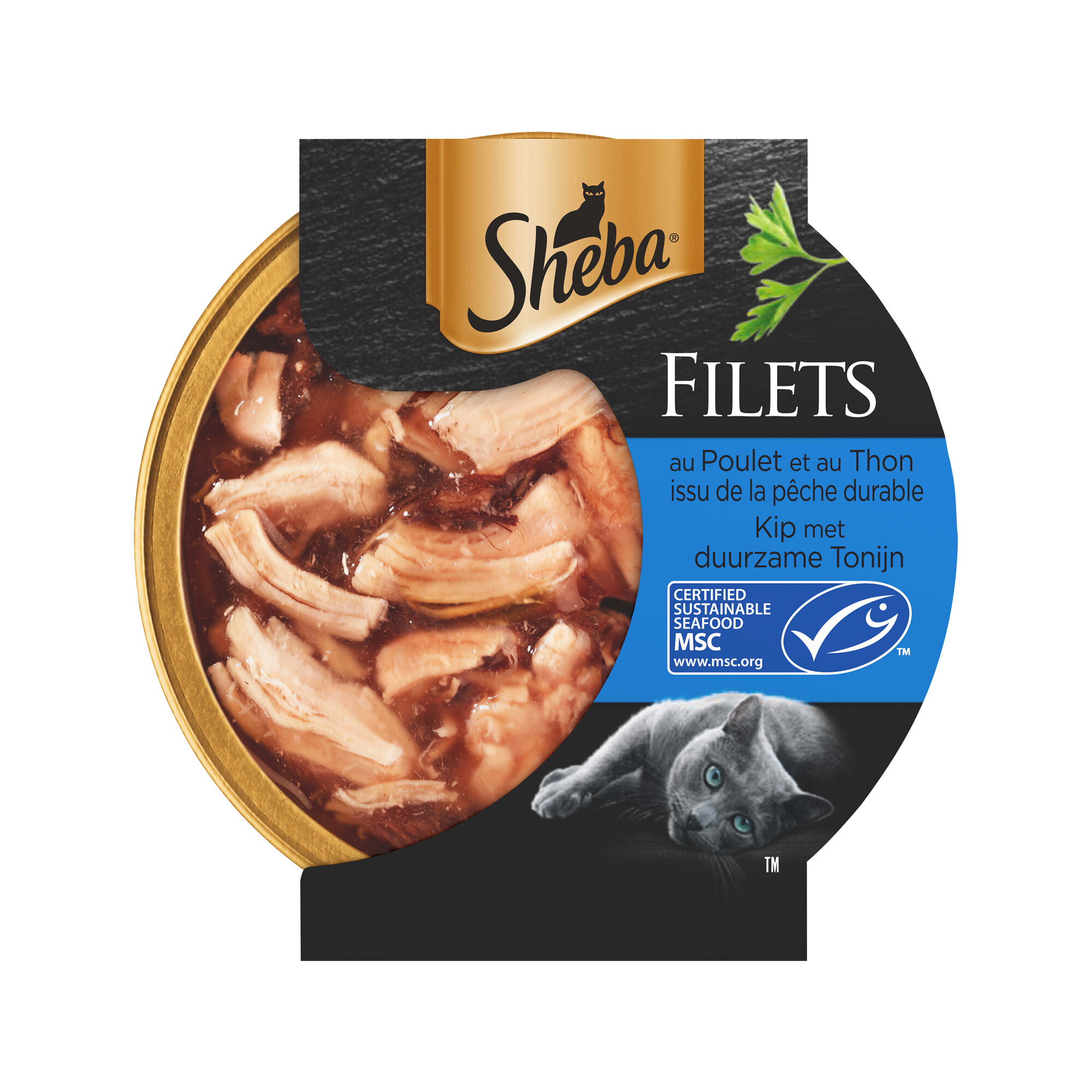 Sheba Filets - Huhn mit Thunfisch - 16 x 60 g