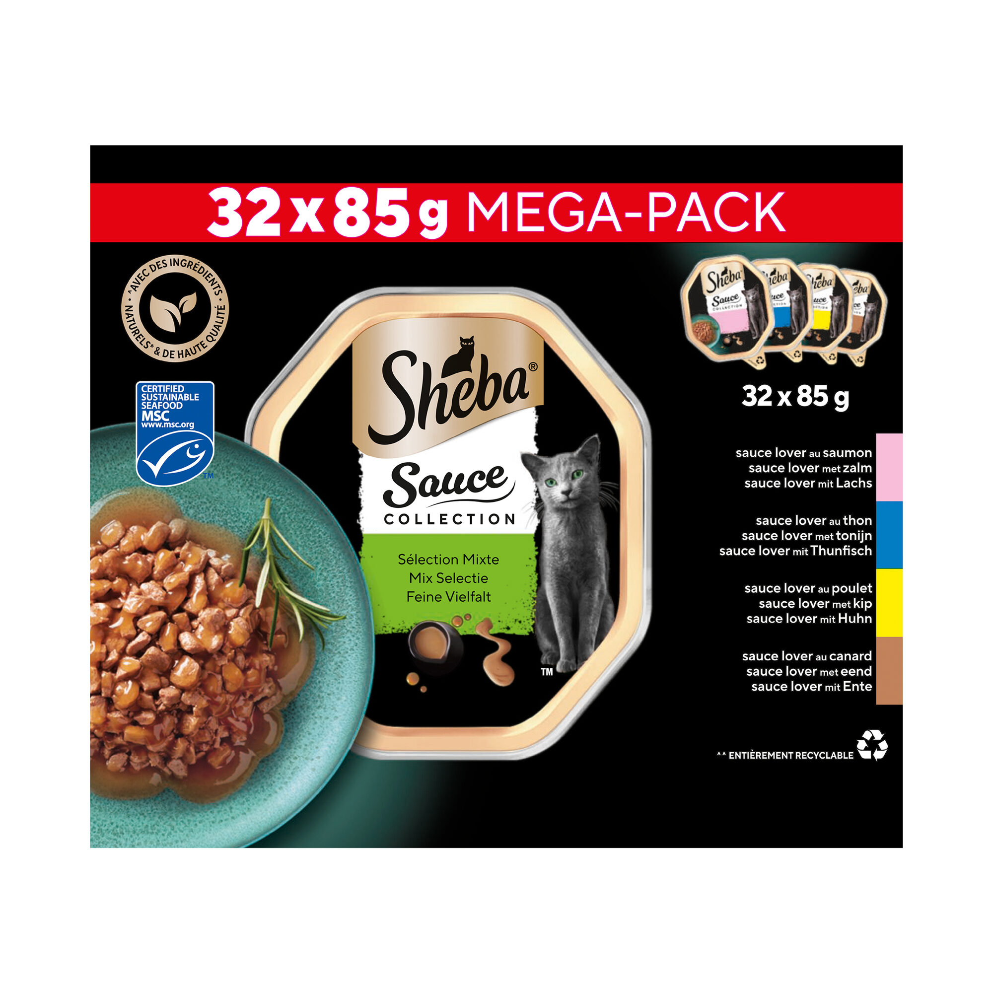 Sheba Sauce Collection - Mix Selectie - Mega Pack