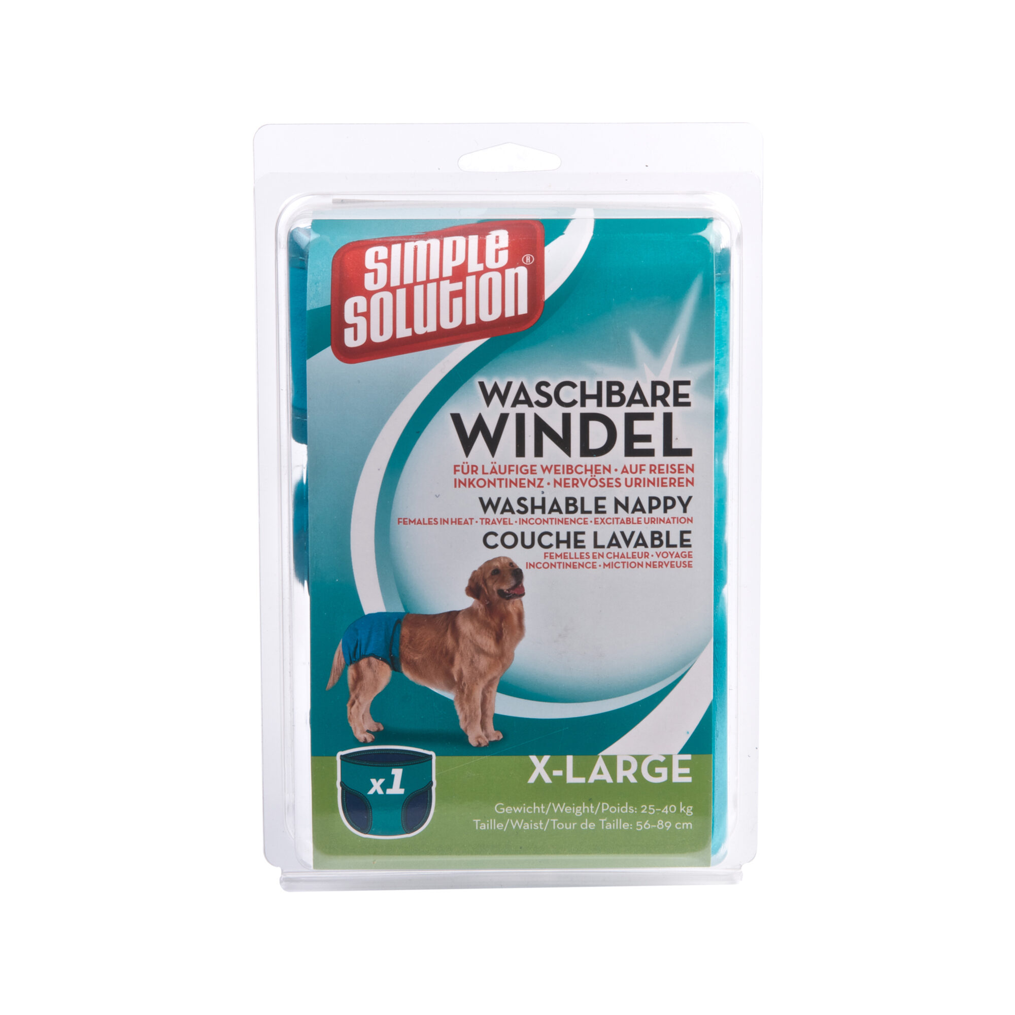 Simple Solution - waschbare Windel - XL / 56-89 cm