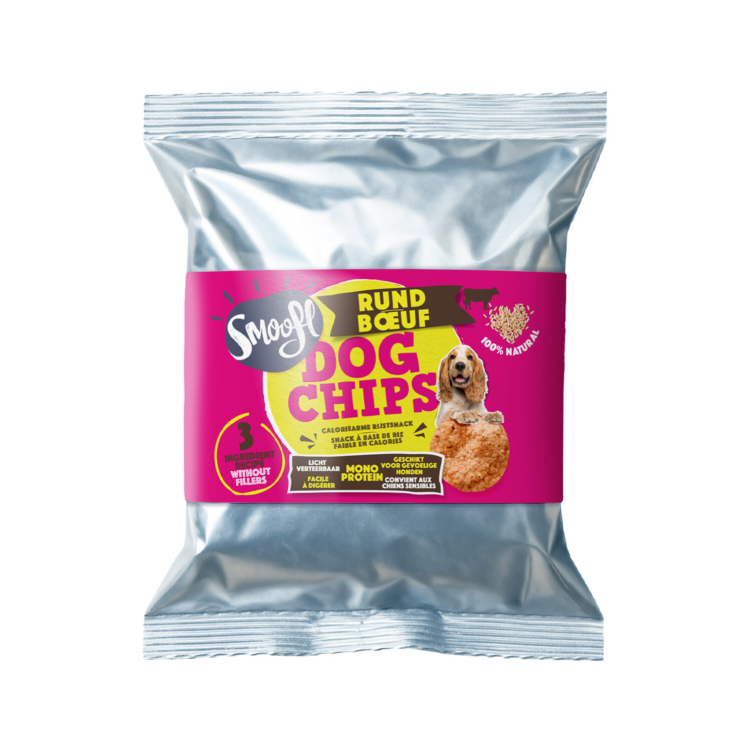 Smoofl Dog Chips - Beef - 50 g