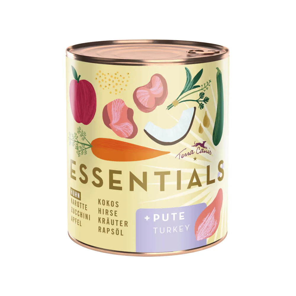 Terra Canis Essential 8 Can - Kylling & Kalkun - 6 x 780 g