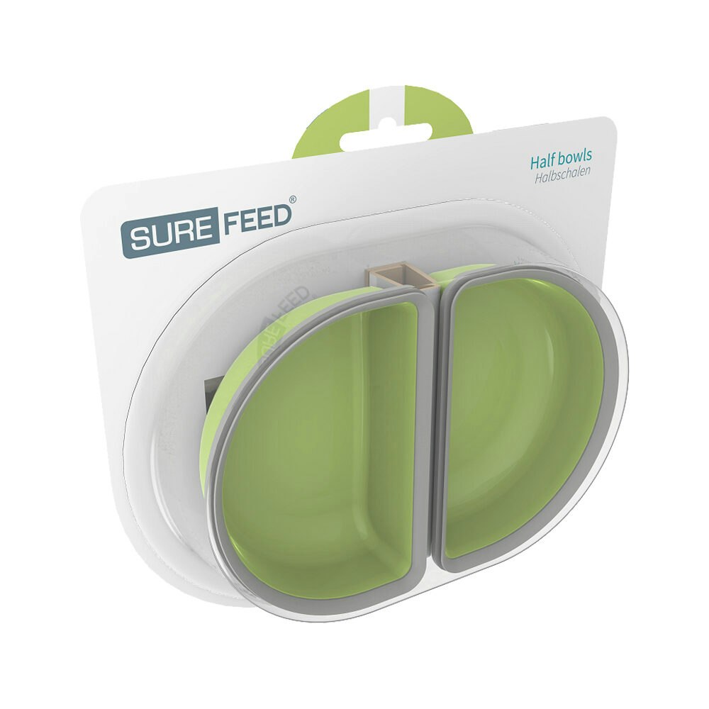 Slow Feed Dog Bowl For Raised Pet Feeders 2 Cup / Grey