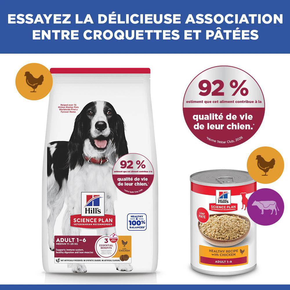 Hill's Science Plan - Medium - Adult - Poulet