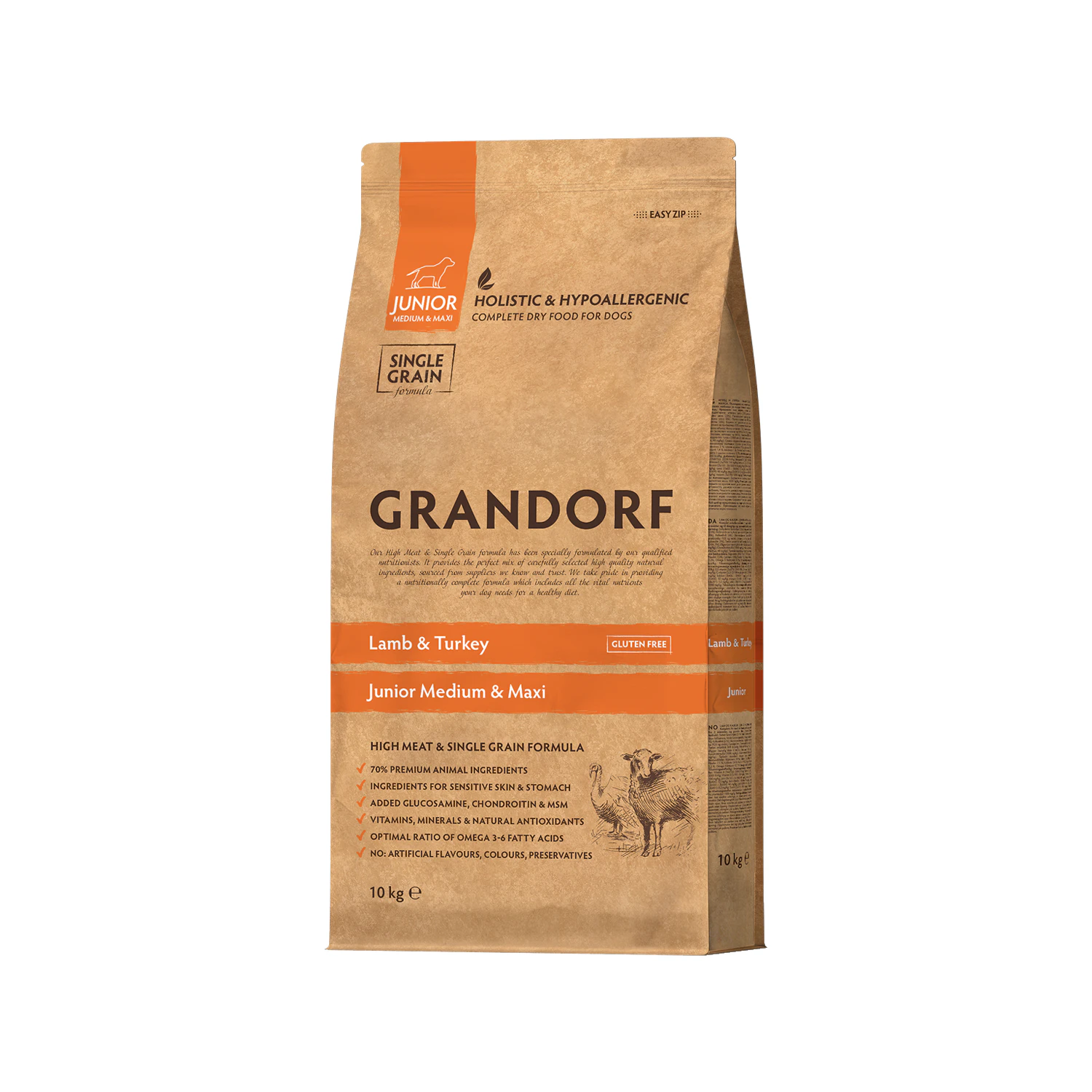 Grandorf Medium & Maxi Breeds Junior Hondenvoer