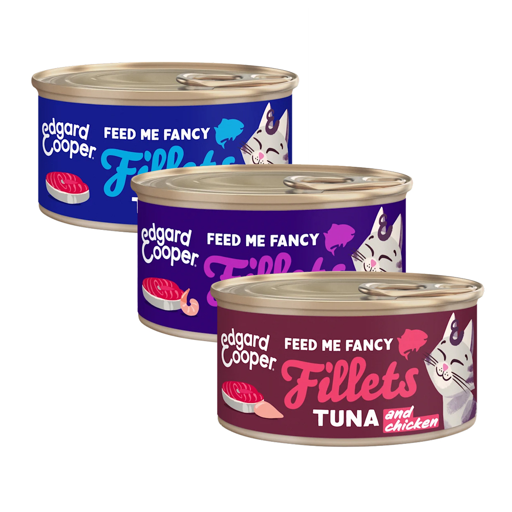 Edgard & Cooper – Wild Caught Pacific Tuna & Chicken Fillets – 24 x 70 g