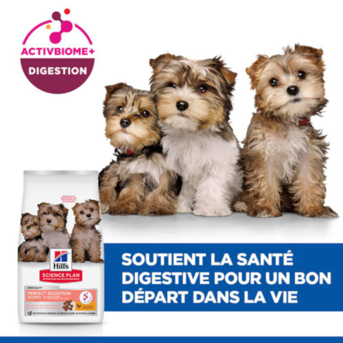 Hill's Science Plan Puppy Perfect Digestion Small en Mini Aliment pour Chien