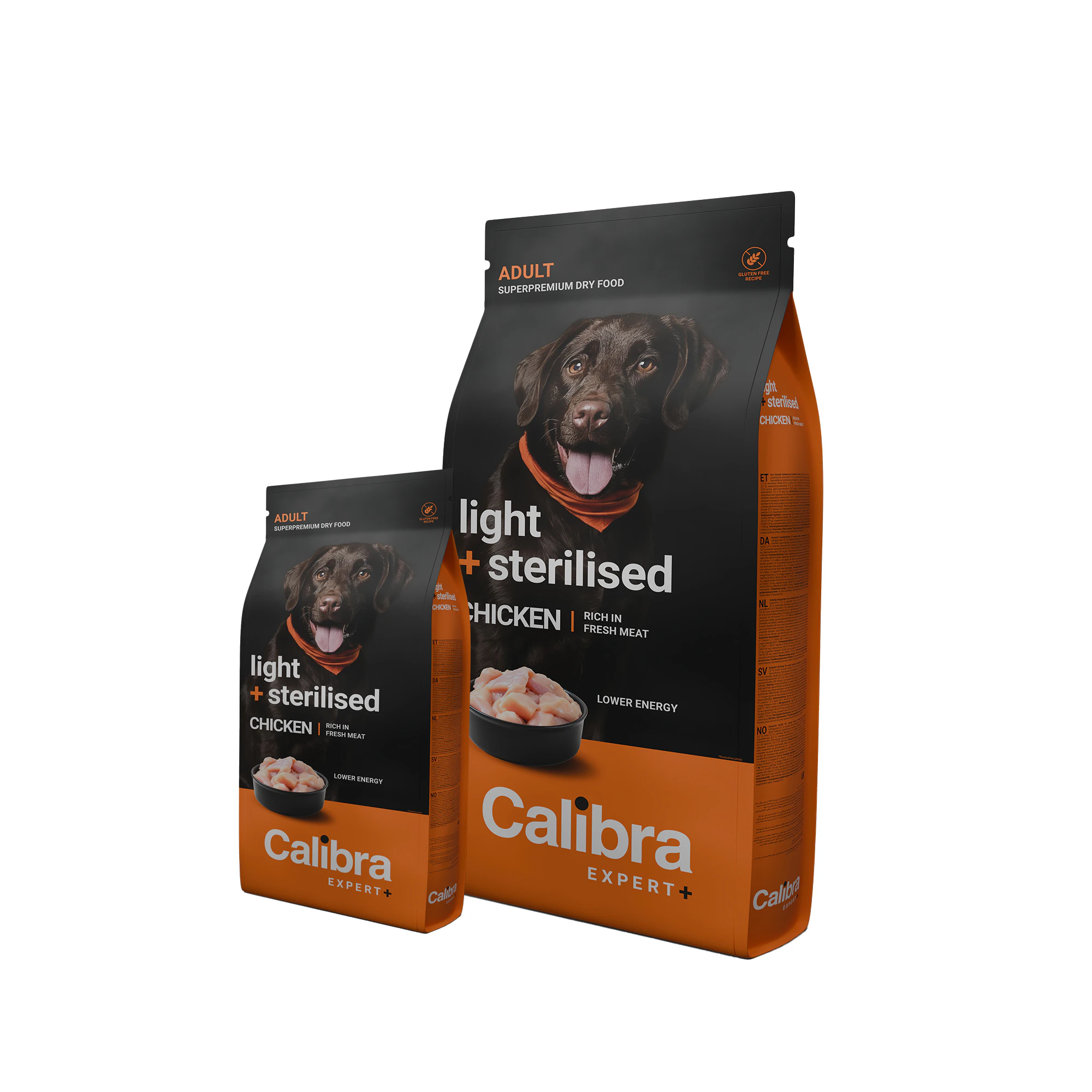 Calibra Dog Expert+ Adult Light & Sterilised - Pollo