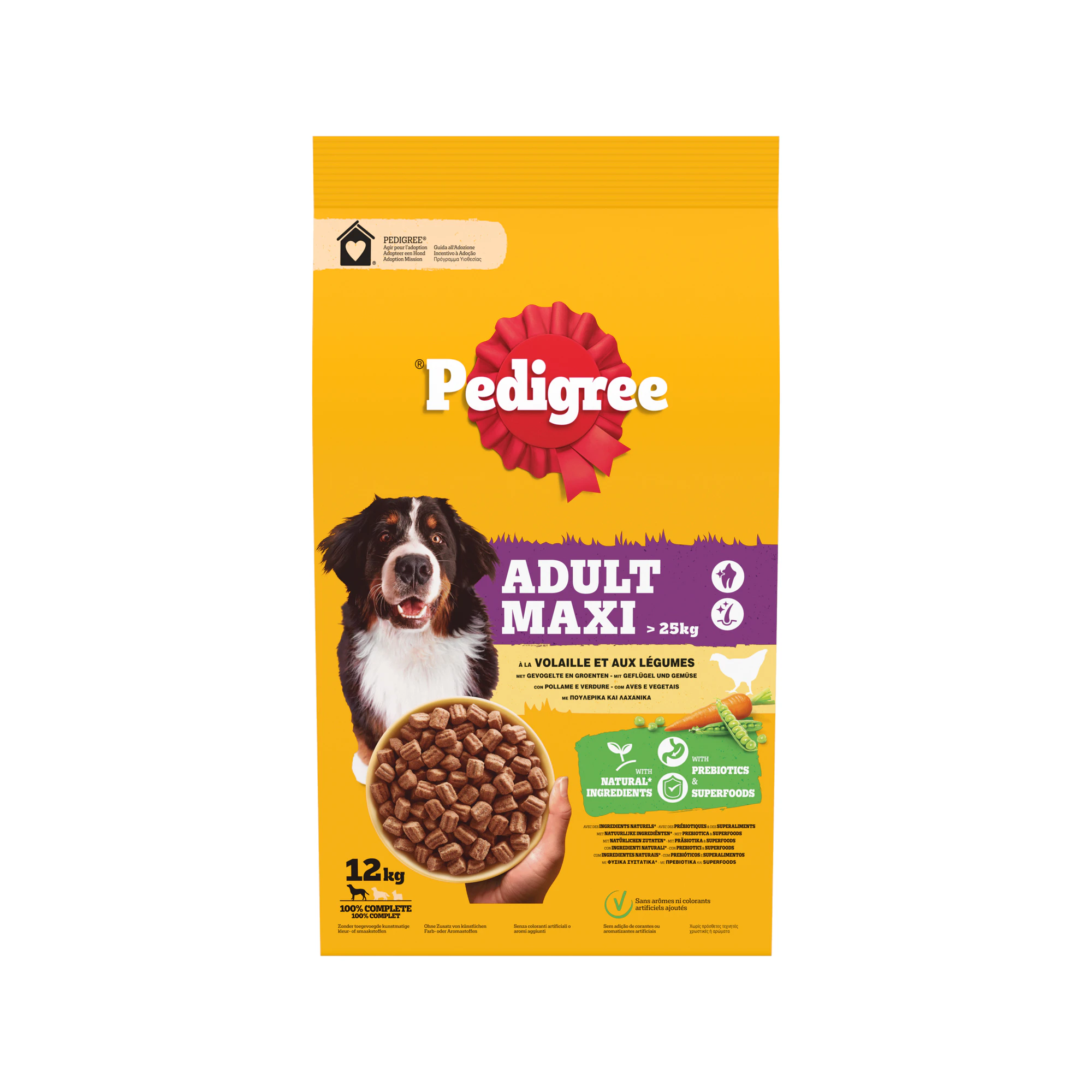 Pedigree Maxi Adult Volaille et Légumes - 12 kg