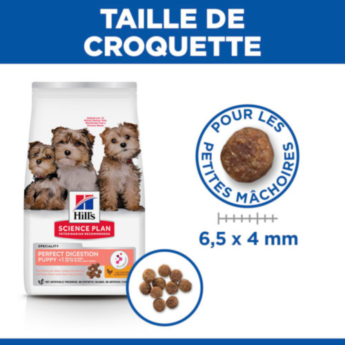 Hill's Science Plan Puppy Perfect Digestion Small en Mini Aliment pour Chien