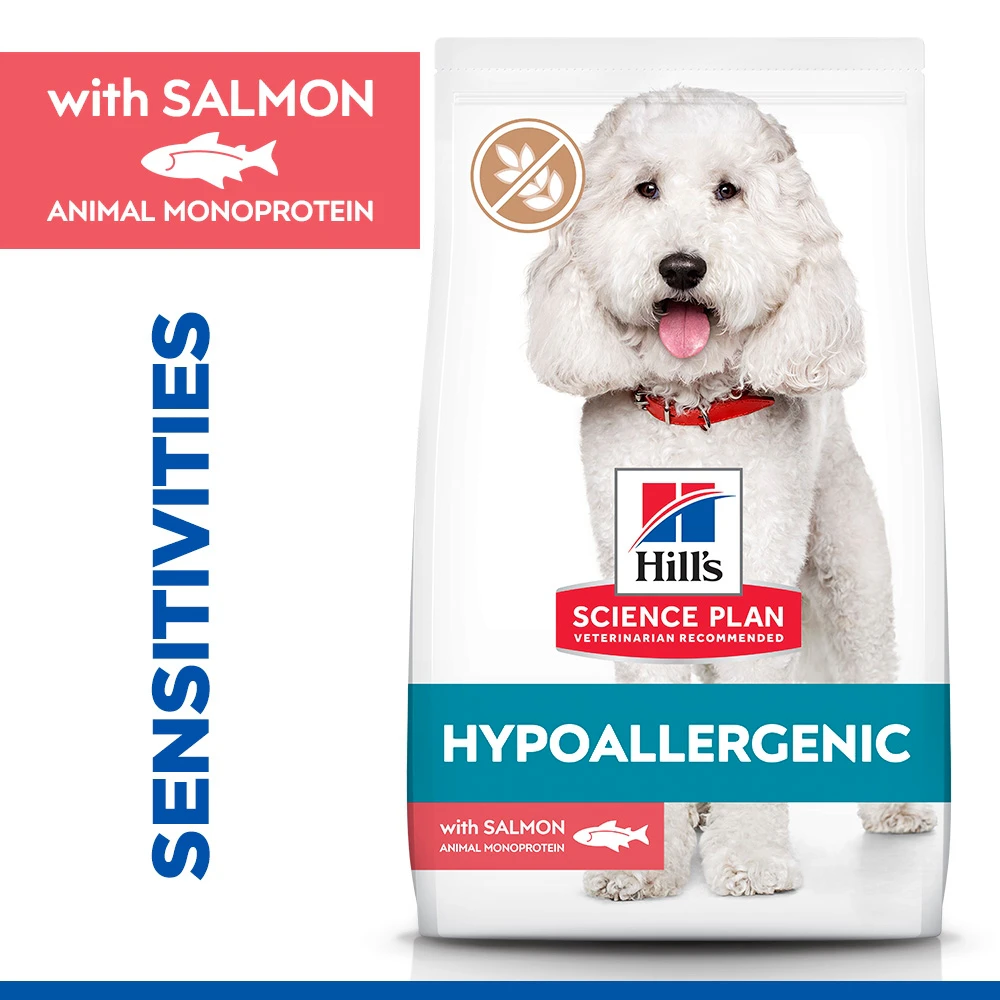 Hill's Science Plan Hypoallergenic Adult Medium Dog Food - Salmon