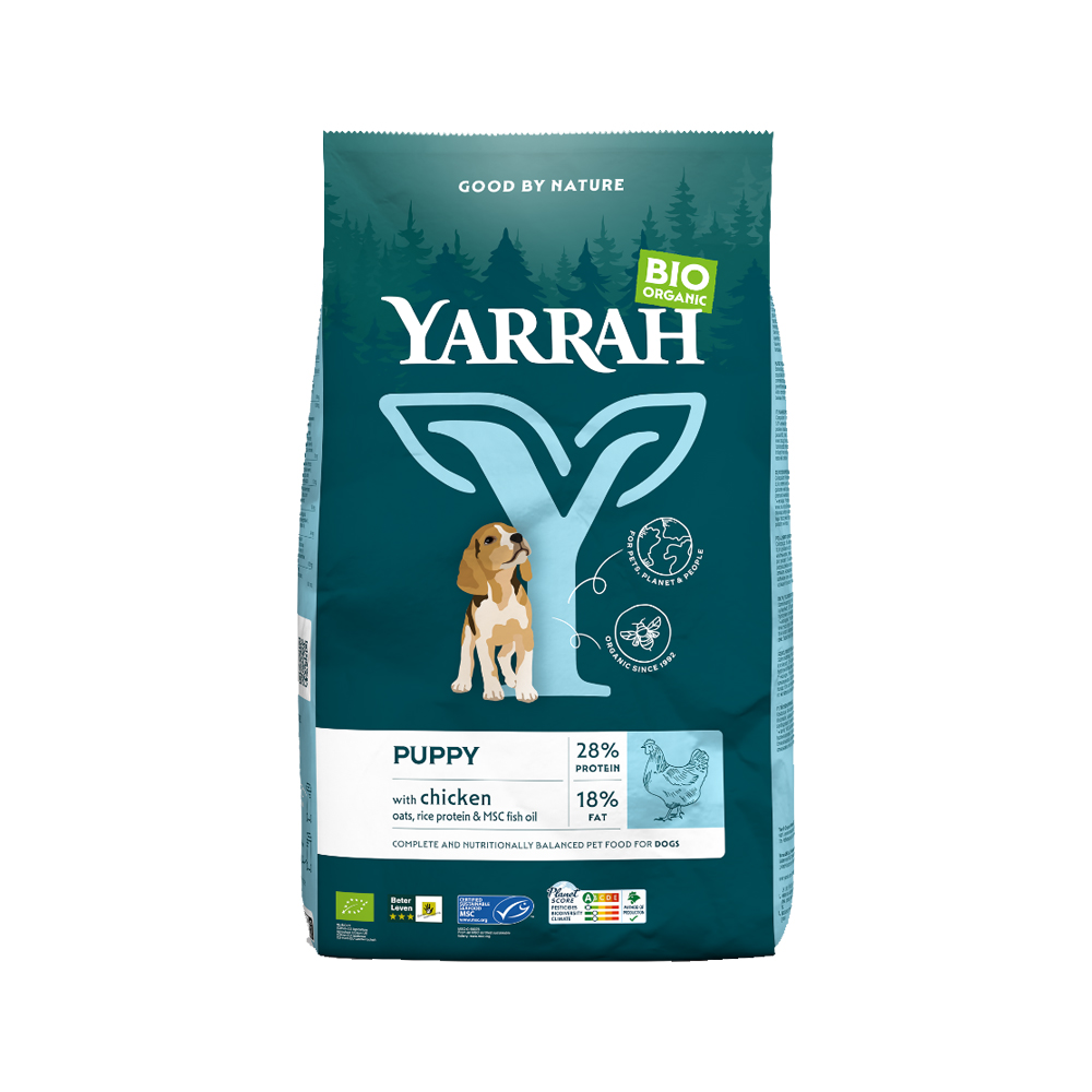 Yarrah Bio Hondenvoer Puppy Voordeelpakket: 4 x 2 kg