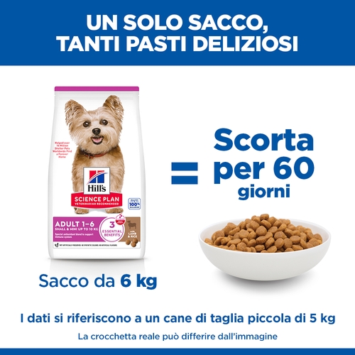 Hill's Science Plan Small & Mini - Adult - Agnello e Riso