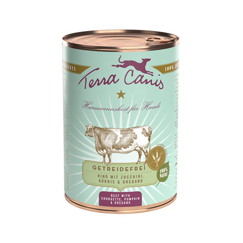 Terra Canis Sans Céréales au Boeuf & Courgette pour Chien