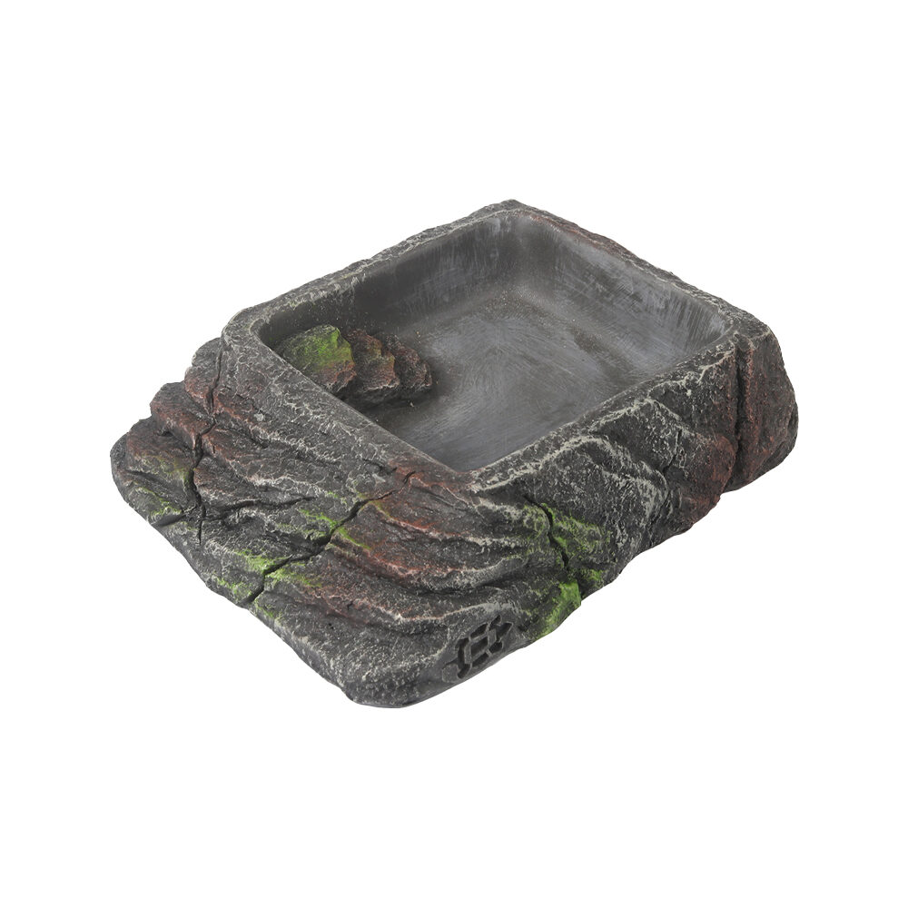 Terra Della Quadratischer Napf Rock - S - 11,1 x 8,8 x 2,8 cm