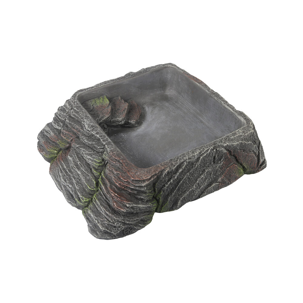 Terra Della Quadratischer Napf Rock - L - 20,7 x 14 x 4,5cm