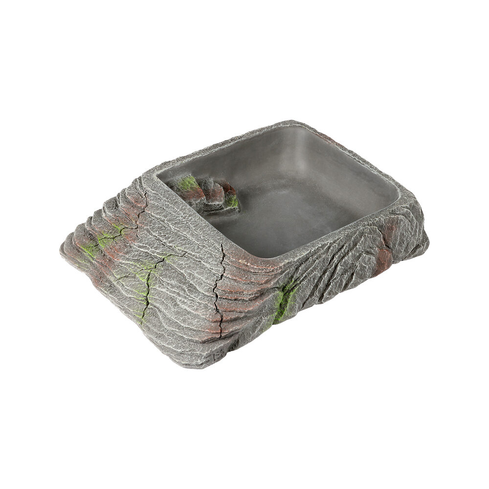 Terra Della Quadratischer Napf Rock - XL - 22,4 x 18,5 x 4,8 cm