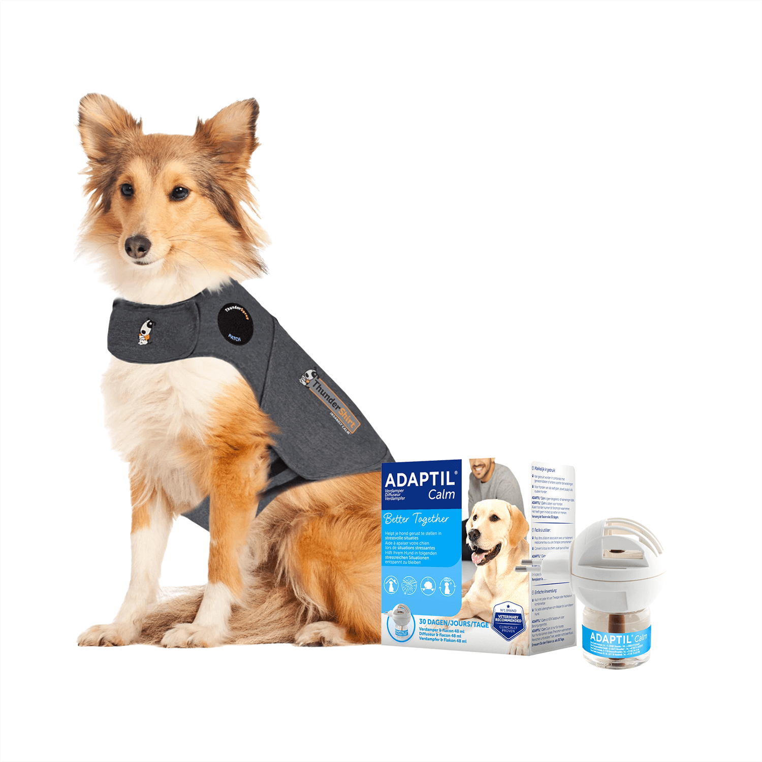 Medpets Thundershirt Maat XL + Adaptil Calm Verdamper