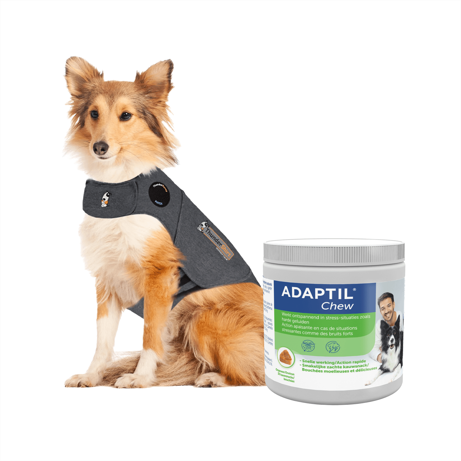 Medpets Thundershirt maat XL + Adaptil Chews - 30 stuks