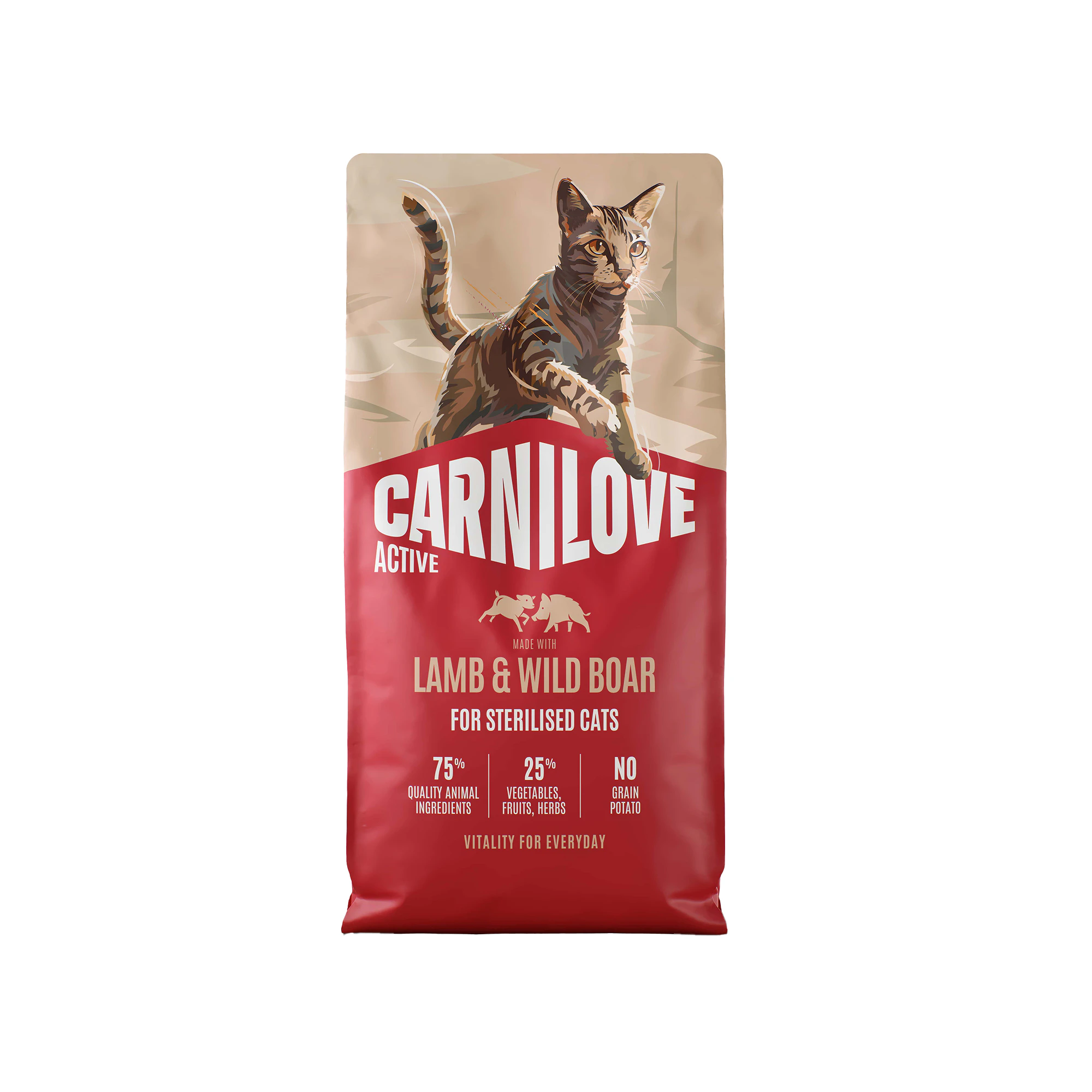 Carnilove Active Sterilised - Lam & Wild Zwijn - 2 x 6 kg